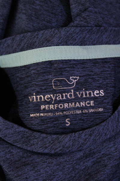 Vineyard Vines Men Dark Blue Fish Graphic T-Shirt Size S