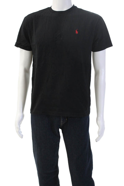 Polo Ralph Lauren Mens T-Shirt Black Crew Neck Short Sleeve Cotton Size S