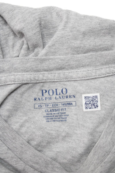 Polo Ralph Lauren Childrens Boys Short Sleeves Tee Shirt Grey Size Extra Small