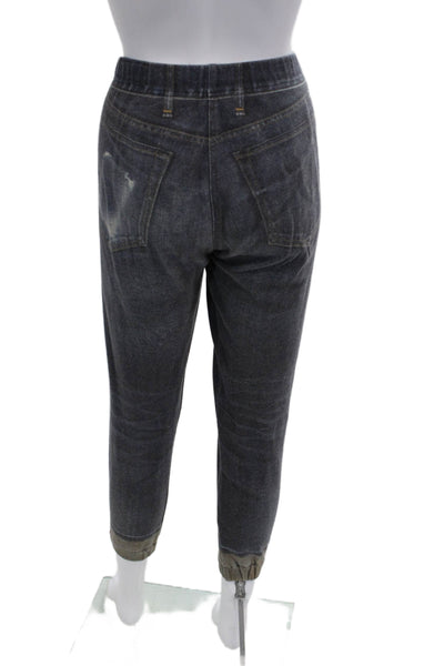 Rag & Bone Women Boyfriend Cropped Dark Gray Jeans Size XS
