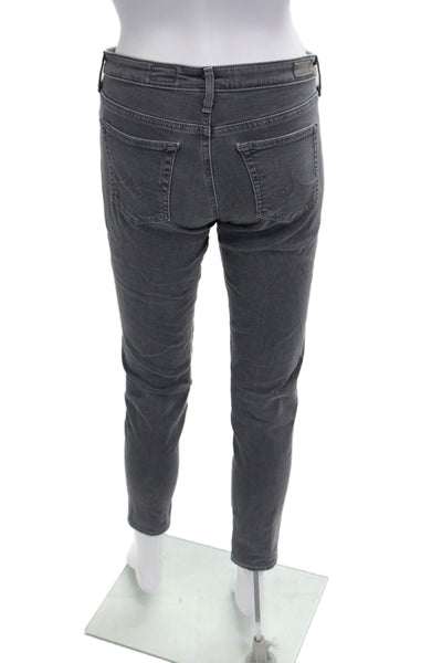 AG Adriano Goldschmied Women Skinny Ankle Jeans Dark Gray Size 27