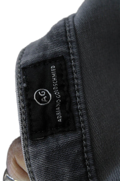 AG Adriano Goldschmied Women Skinny Ankle Jeans Dark Gray Size 27