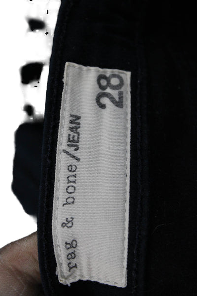 Rag & Bone Jean Women Ankle Jeggings Black Size 28