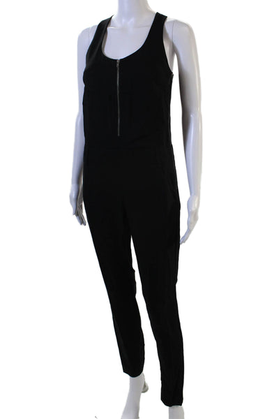 A.L.C. Womens Jumpsuit Black Scoop Neck Sleeveless Size 0