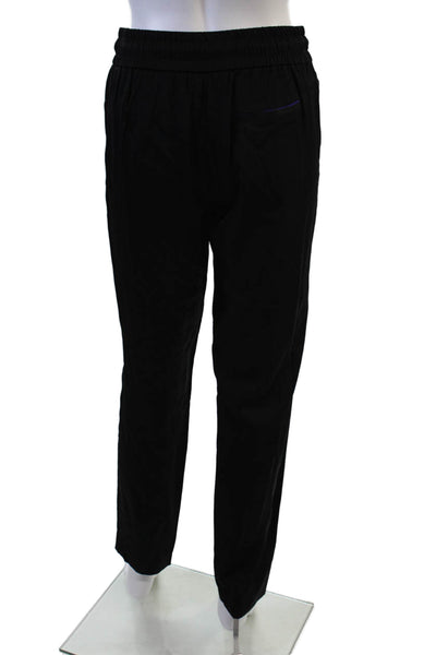 Maje Womens Jogger Sweatpants Black Drawstring Size 2