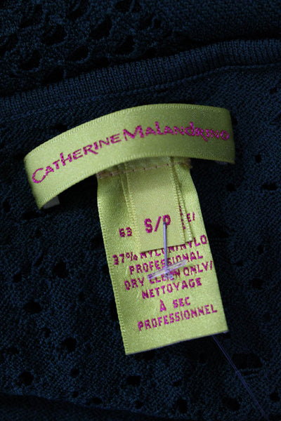 Catherine Malandrino Womens Bodycon Sweater Dress Green Petite Size S