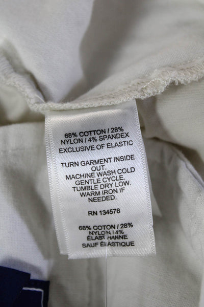 Vineyard Vines Mens Khaki Chinos Beige Button 98% Cotton Size 32