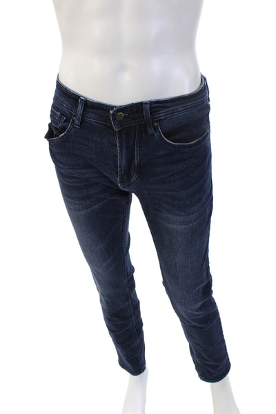 Blank NYC Men Skinny Straight Jeans Dark Blue Size 29