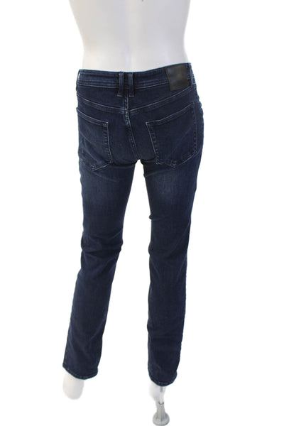 Blank NYC Men Skinny Straight Jeans Dark Blue Size 29