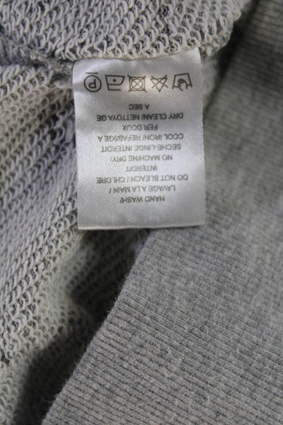 IRO Jeans Womens Pullover Sweatshirt Gray Crew Neck Long Sleeve Size S