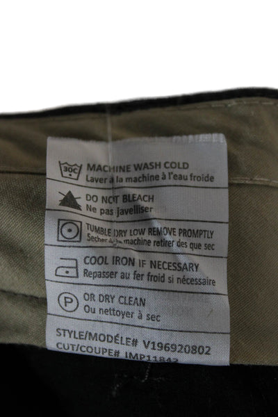 Vince Unisex Dark Gray Cropped Ankle Chino Pants Size 6