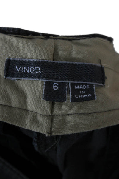 Vince Unisex Dark Gray Cropped Ankle Chino Pants Size 6