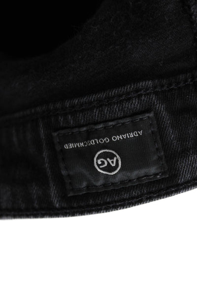 AG Adriano Goldschmied Women Skinny Ankle Jeans Black High Rise 28 Size 25