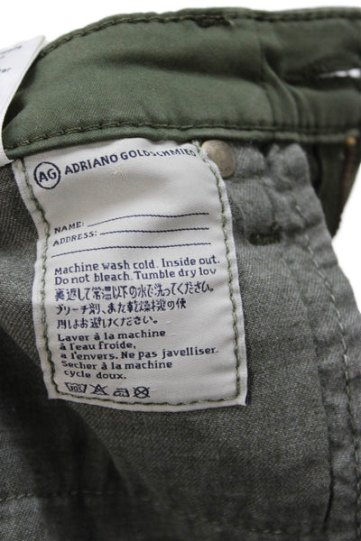 AG Adriano Goldschmied Womens High Rise Green Jegging Jeans Inseam 28 Size 25