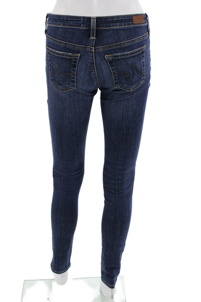 AG Adriano Goldschmied Womens Skinny Dark Blue Jeans Size 25
