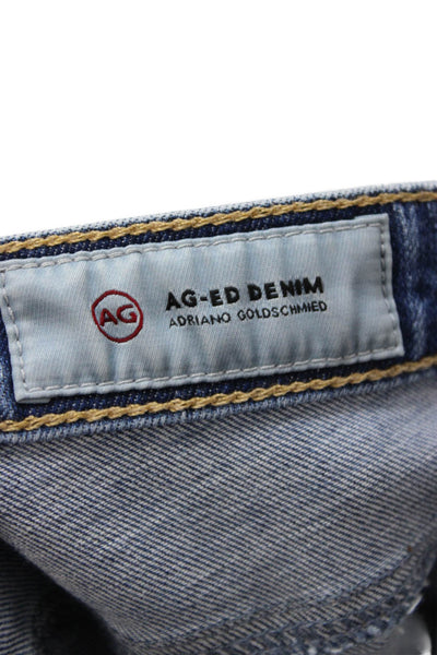 AG Adriano Goldschmied Womens Ankle Skinny Blue High Rise Jeans Size 25