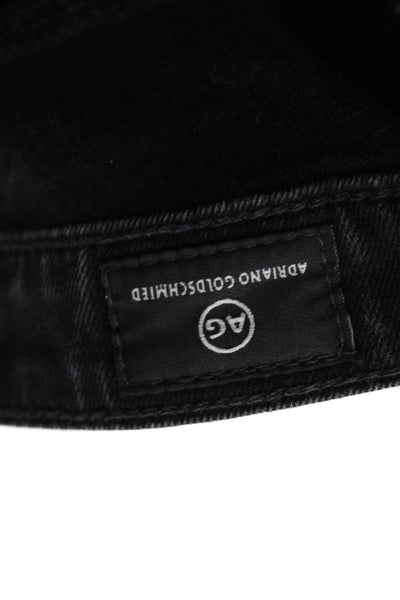 AG Adriano Goldschmied Womens Black Ankle Skinny High Rise Jeans Size 26