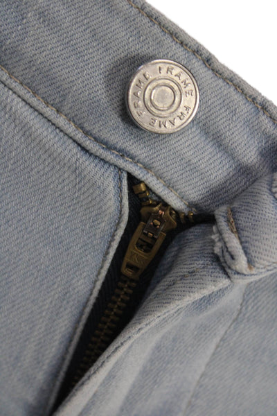 Frame Womens Bootcut Flared Jeans Light Blue High Rise Size 24