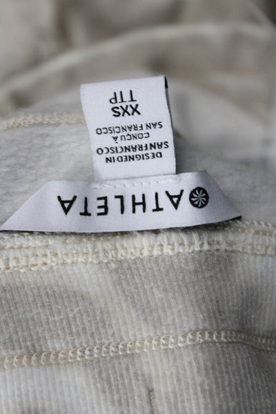 Athleta Women Jogger Sweatpants Gray Drawstring Size 2XS