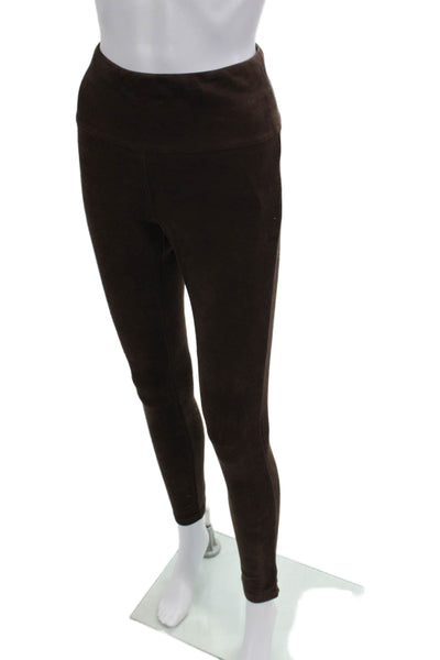 J. Mclaughlin Womens Ankle Jeggings Brown 27in Inseam Stretch Size S
