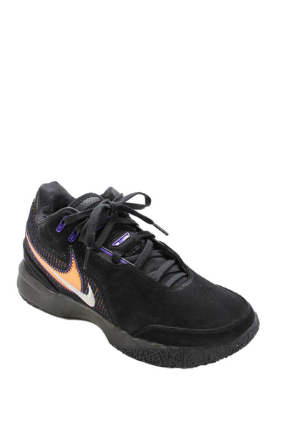 Nike Mens Lace Up Low Top Sneakers Black Size 8.5