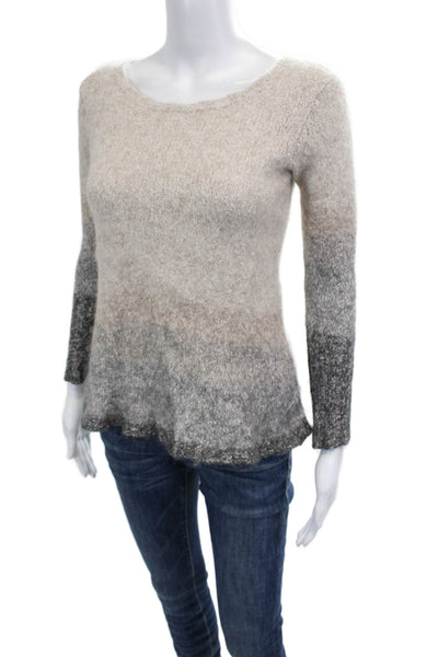 Peruvian Connection Women Pullover Sweater Beige Boho Size M