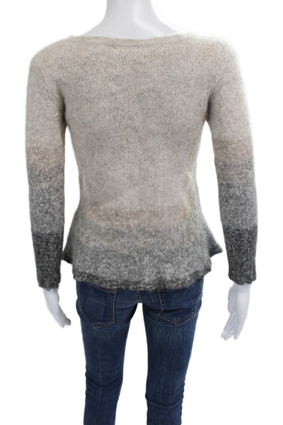 Peruvian Connection Women Pullover Sweater Beige Boho Size M