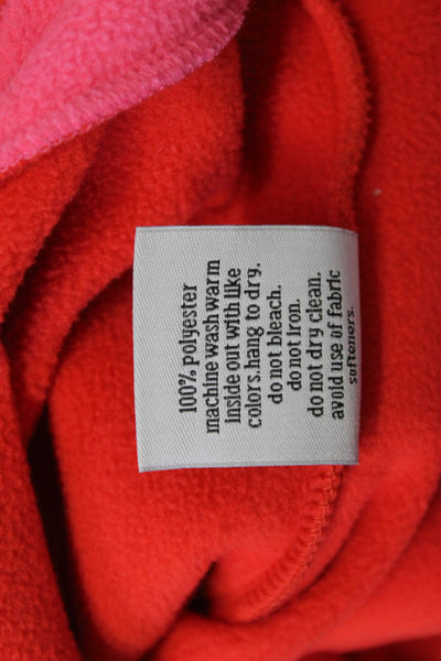 Dudley Stephens Women Red Mock Neck Pullover Sweatshirt Long Sleeve Size M
