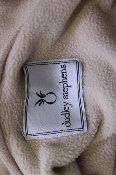 Dudley Stephens Unisex Beige Mock Neck Pullover Sweater Long Sleeve Size XL