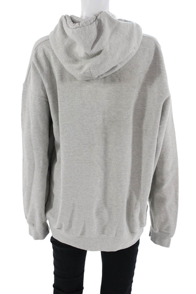 Reclaimed Vintage Unisex Pullover Hoodie Gray 90s 50/50 Cotton Polyester Size M