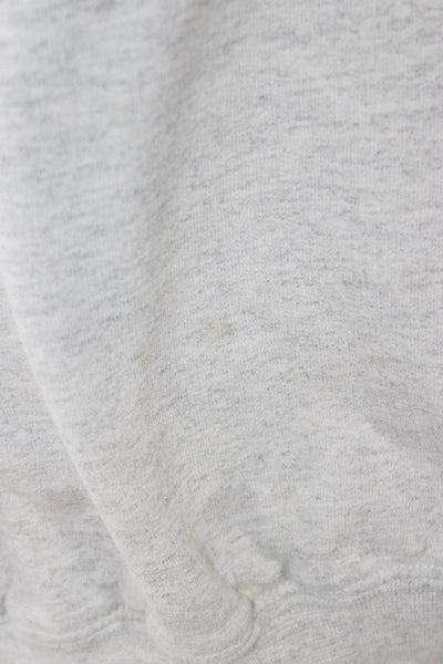 Reclaimed Vintage Unisex Pullover Hoodie Gray 90s 50/50 Cotton Polyester Size M