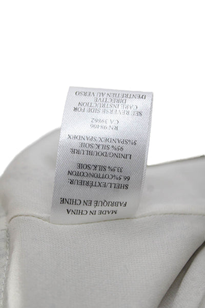 Theyskens Theory Women Shirt Dress Gray Long Sleeve Geometric Size S