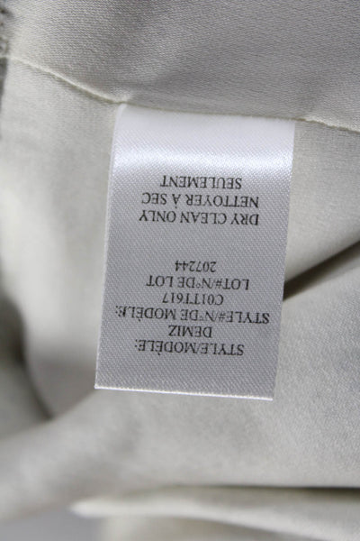 Theyskens Theory Women Shirt Dress Gray Long Sleeve Geometric Size S