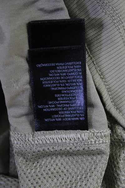 The North Face Women Cropped Jogger Pants Beige Drawstring Nylon Size S