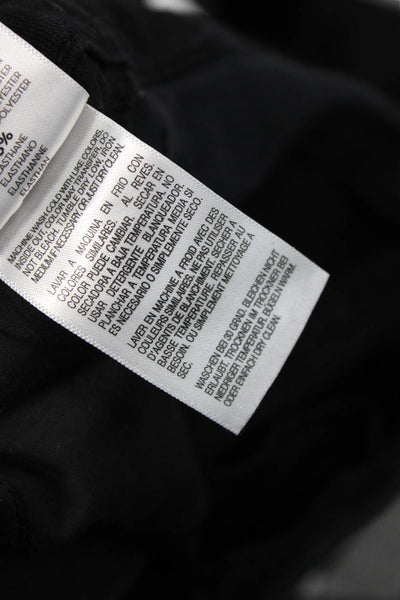 Mother Womens Ankle Skinny Jeans Black Button Fly Size 24