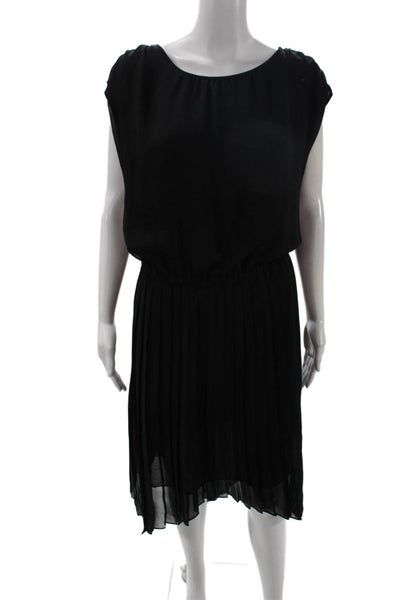 Michael Michael Kors Women Blouson Knee Length Black Dress Size 8