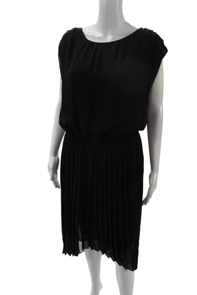 Michael Michael Kors Women Blouson Knee Length Black Dress Size 8
