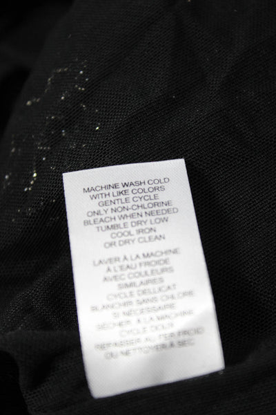 T Tahari Womens Sheath Black Argyle Sleeveless Knee Length Dress Size M