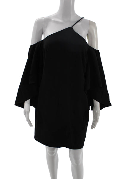 Laundry by Shelli Segal Women Shift Dress Black Short Zip Size 6