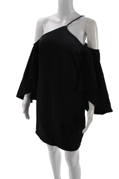 Laundry by Shelli Segal Women Shift Dress Black Short Zip Size 6