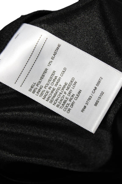 Laundry by Shelli Segal Women Shift Dress Black Short Zip Size 6