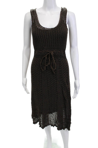 Cynthia Cynthia Steffe Women Tank Dress Brown Long Size S