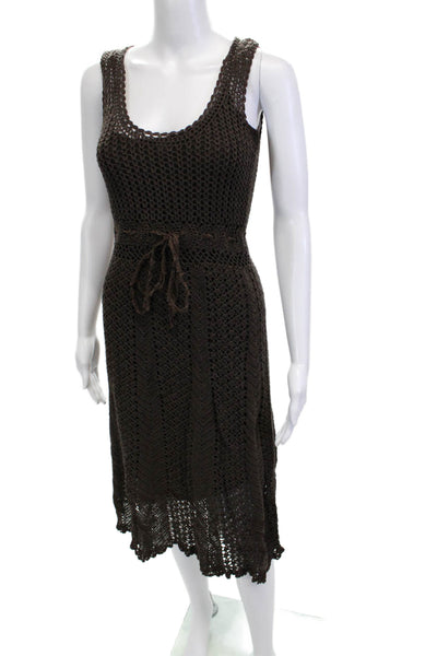 Cynthia Cynthia Steffe Women Tank Dress Brown Long Size S