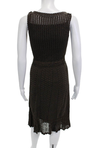 Cynthia Cynthia Steffe Women Tank Dress Brown Long Size S