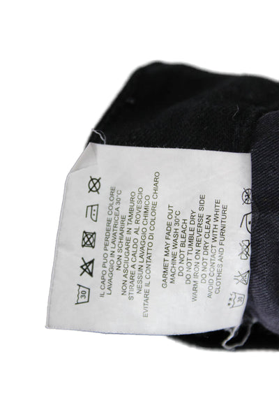 Jeanerica Womens Cropped Straight Black Jeans Mid Rise Size 24