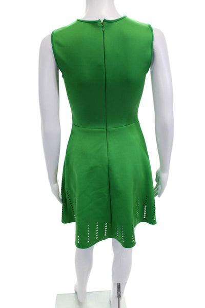 Clover Canyon Womens Fit & Flare Mini Green Dress Size S