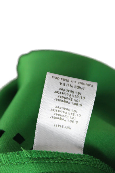 Clover Canyon Womens Fit & Flare Mini Green Dress Size S