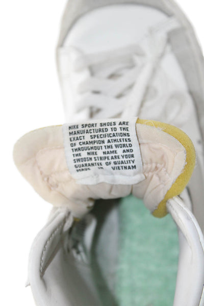 Nike Womens Leather High Top Sneakers White Size 7.5