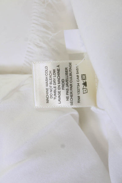 Cloth & Stone Women Collared Button-Up Tencel White Long Sleeve Size XS