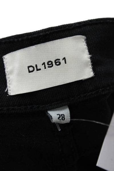 DL1961 Women Black High Rise Jeans 31 Inseam 90s Size 28